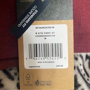 The North Face Apex Bionic Jacket Men’s Size: Medium